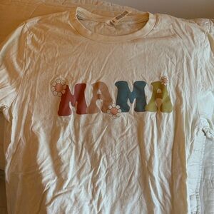 ‘Mama' Graphic Tee - Cream